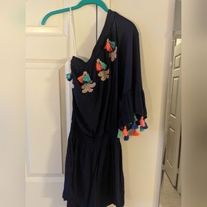 Amerie one shoulder romper lilly pulitzer